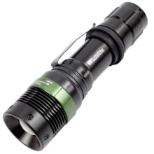 Rechargeable Zoom 18650 Battery Flashlight Outdoor Use